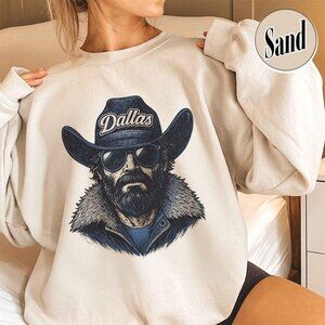 Dallas Football Graphic Style Crewneck Sweatshirt 05
